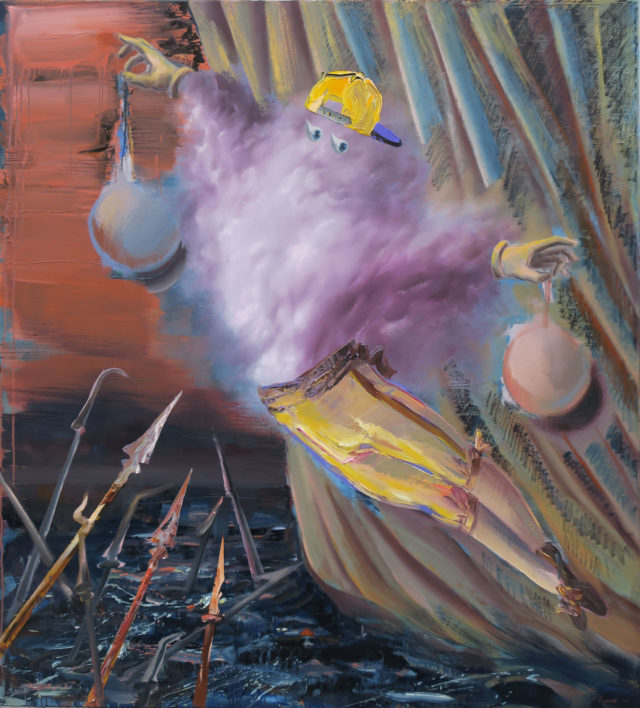 Zietgeist, oil on canvas, 150x135cm, 2019