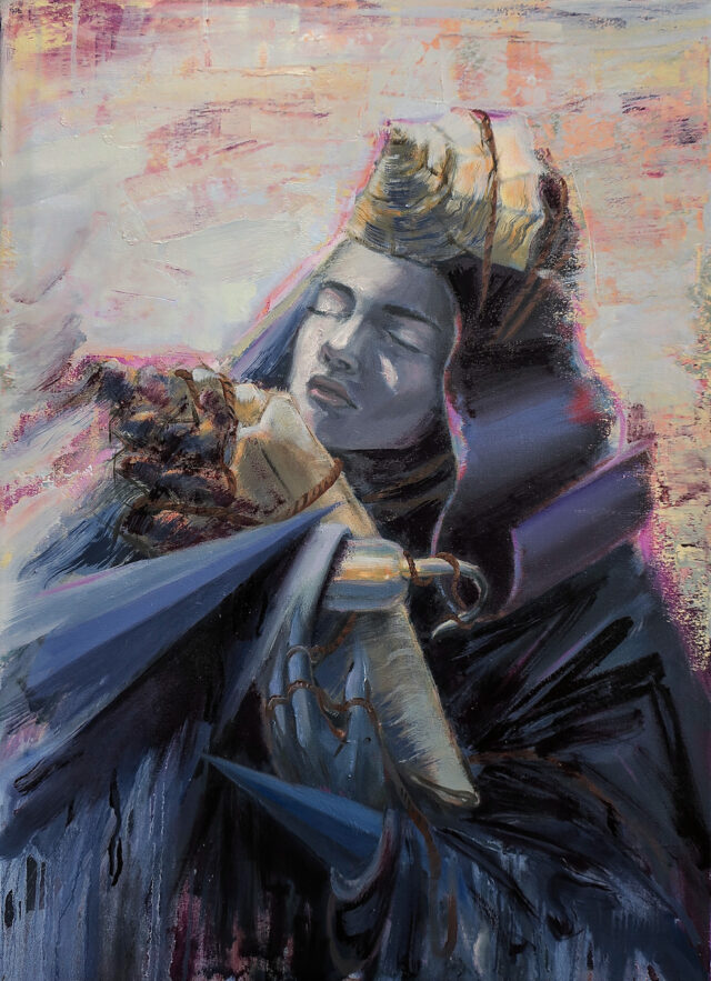 Sea pulse, oil on canvas, 90x65cm, 2026